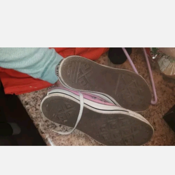 Pink All Star Converse Sz Mens 7.5 Womens 9 - Picture 4 of 5